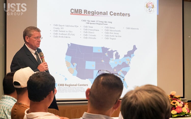 Ông Ky Boyle trình bày về Trung tâm vùng CMB và dự án Group 67